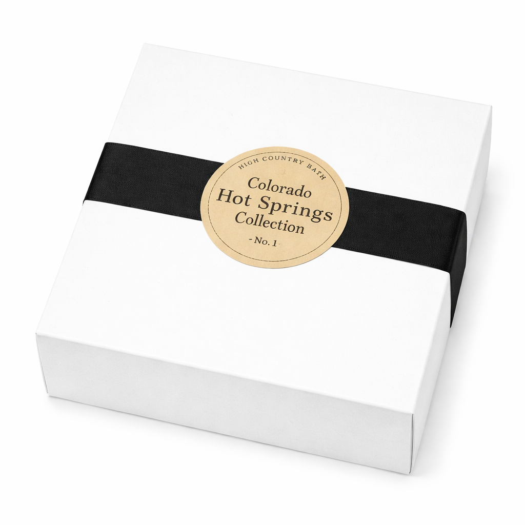 Colorado Hot Springs Collection #1 – 5 Mineral Bath Soaks – Relaxation & Self Care Gift Set