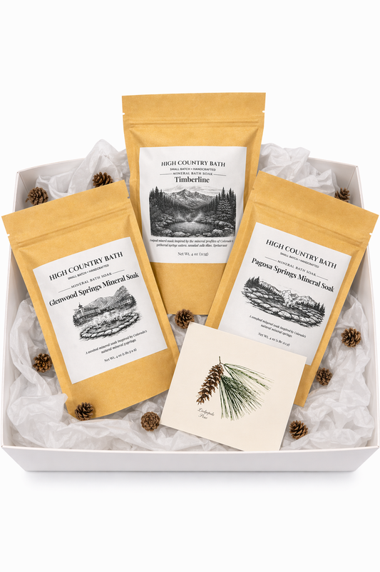 Hot Springs Sampler - 3 1lb Mineral Soaks