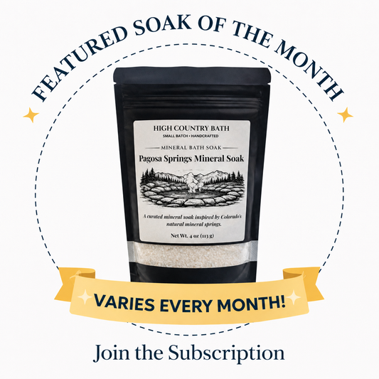 The Single Hot Springs Subscription Box - 4 oz Single Bath