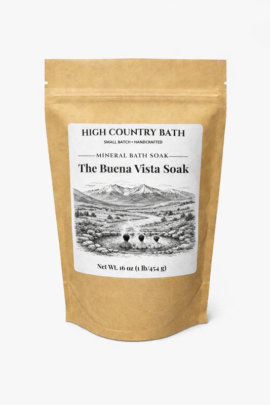 The Buena Vista Hot Springs Bath Soak - Colorado Mineral Hot Springs Gift