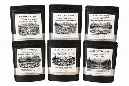 Colorado Hot Springs Bath Soak Sampler - Individual Size Sample Pack