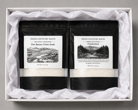 Colorado Hot Springs Bath Soak Sampler - Individual Size Sample Pack